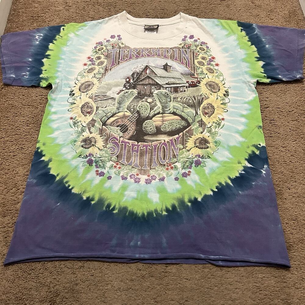 Authentic Vintage Liquid Blue 1999 Terrapin Station Grateful Dead *BLEMISHES